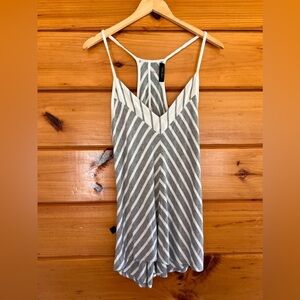 Stitch Fix Laila Jayde Womens Paula Knit Dress Mitered Stripe Racerback M